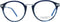 Hackett HEB287 50603 bril zonder sterke - Heren - Blauw
