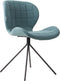 Zuiver OMG Eetkamerstoelen - Blauw - Set van 2
