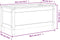 vidaXL - Plantenbak - 82,5x40x39 - cm - massief - grenenhout - zwart