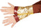 dressforfun - Vikingleidster S - kostuum jurk met cape riem hoed laarskappen bruin - 301354