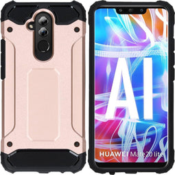 iMoshion Hoesje Geschikt voor Huawei Mate 20 Lite Hoesje - iMoshion Rugged Xtreme Backcover - Rosé