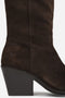 Bronx next-low-kole - Cowboylaarzen - 7cm hakhoogte - Donkerbruin