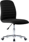 vidaXL - Eetkamerstoelen - 2 - st - stof - zwart