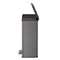 Curver Deco Bin Duo - Prullenbak - 2x26L Afvalscheiding - Lichtgrijs
