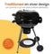 Goliving Houtskool Barbecue - Ø54 cm - Wielen - Inclusief Accessoires - Zwart