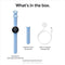Google Pixel Watch 2 - Smartwatch - GPS - 5ATM - Zilverkleurig met blauw sportbandje