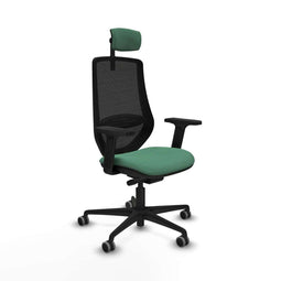 Bureaustoel Piqueras y Crespo D036G2W Smaragdgroen