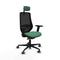 Bureaustoel Piqueras y Crespo D036G2W Smaragdgroen
