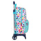 Schoolrugzak met Wielen Benetton Painting Multicolour