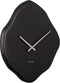 Wall clock Organic Diamond black