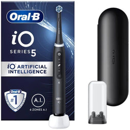 Oral-B iO5 - Elektrische Tandenborstel - Poetsdrukbeveiliging - Zwart