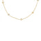 FOSSIL JA7298710 - Collier - Hartvormige elementen met pavé-kristallen - Goudkleurig
