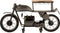 J-Line barkast Motorfiets 12 Glazen + 6 Flessen - metaal/hout - donkergrijs