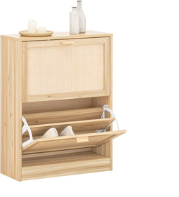 SoBuy FSR160-N - Schoenenkast - 2 Kleppen - Houtcomposite