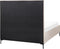 SEZANNE - Bed met opbergruimte - Taupe - 140 x 200 cm - Fluweel