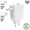 Muvit WCEU63-30-AC2 - Oplader - 30 W - Wit