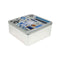Multi-functionele Kist Confortime Tailor Metaal 19,7 x 19,7 x 8 cm (12 Stuks)