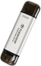 Transcend ESD310 - Draagbare SSD 512GB - 10 Gbps - Zilver