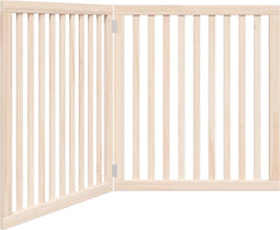 vidaXL - Hondenhek - inklapbaar - 2 - panelen - 160 - cm - populierenhout
