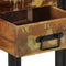 vidaXL - Nachtkastje - 40x35x50 - cm - Massief - Hout - Gerecycled