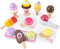 New Classic Toys® Houten IJsjes Speelgoed - 25-delige Speelset met IJsjes en Hoorntjes - Rollenspel Keukenspeelgoed (25 stuks)