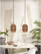 GOOD&MOJO Hanglamp Bhutan - Bamboe/Zwart - Ø18x25cm - - Hanglampen Eetkamer, Slaapkamer, Woonkamer