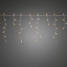 Lichtgordijn voor buiten - 400 LEDs - 2200K Extra warm wit - 10 meter - Kerstverlichting - korte ijspegelverlichting