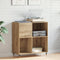 vidaXL - Recordkast - Oud - Hout - 84,5x38x89 - cm - Bewerkt - Hout