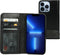 Mobiparts Excellent Wallet Case 2.0 - Flip cover - Echt leder - Zwart