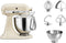 KitchenAid Artisan 5KSM175PSEAC - Keukenrobot - 4,8L RVS kom 300W - Amandelwit