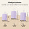 SKYCASES Urban Adventurer - Grote Reiskoffer - 110L - Cijferslot - 49x30x75cm - Paars