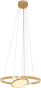 Steinhauer Ringlux 3514GO - Hanglamp - Hoogte instelbaar dimfunctie - Goud 60cm