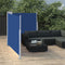 vidaXL - Windscherm - uittrekbaar - 117x600 - cm - blauw