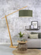 GOOD&MOJO Vloerlamp Montblanc - Bamboe/Groen - 175x60x207cm - Scandinavisch,Bohemian - Staande lampen voor Woonkamer - Slaapkamer