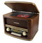 Soundmaster NR961 - Nostalgische radio met CD-speler - Bluetooth en USB - Houtkleur