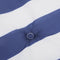 vidaXL - Terrasstoelkussens - 2 - st - gestreept - oxford - stof - wit - en - blauw