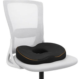 Zitkussen Orthopedisch - Donut kussen - Ergonomisch - Traagschuim - Donkergrijs