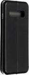Hoesje Geschikt voor Samsung Galaxy S10 Hoesje Met Pasjeshouder - Slim Folio Bookcase - Zwart