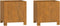 vidaXL - Plantenbakken - met - poten - 2 - st - roestig - 32x30x33 - cm - cortenstaal