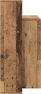 vidaXL - Bureau - met - Opslag - in - Oud - Hout - 100x40x90 - cm - van - Gefabriceerd - Hout