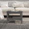 vidaXL - Salontafel - 55x55x40 - cm - massief - grenenhout - grijs