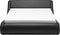AVIGNON - Futon bed met opbergruimte - Zwart - 160x200 cm - Kunstleer