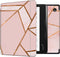 imoshion Ereader Cover / Hoesje Geschikt voor Tolino Epos 3 - imoshion Design Slim Hard Case Sleepcover Bookcase met stand - Pink Graphic