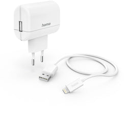 Hama 00201619 - Oplaadset - Oplaadadapter en kabel met intelligente chipset - Wit