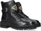 Liu Jo Pink 127 - Dames Veterboots - Zwart Gladleer - Maat 38