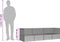 vidaXL - Loungebed - met - kussens - poly - rattan - grijs