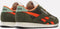 Reebok Classic Nylon Hunter - Heren sneakers - Groen met oranje accenten - Maat 45