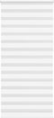 vidaXL - Zebra - rolgordijn - 100x230 - cm - stofbreedte - 95,9 - cm - polyester - wit