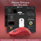 ATTACK SHARK X6 - Draadloze Gaming Muis - Pixart PAW3395 26000DPI RGB-Oplaadstation - Licht rood