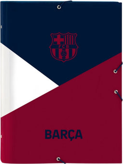 Organiser Map F.C. Barcelona Blauw Kastanjebruin A4